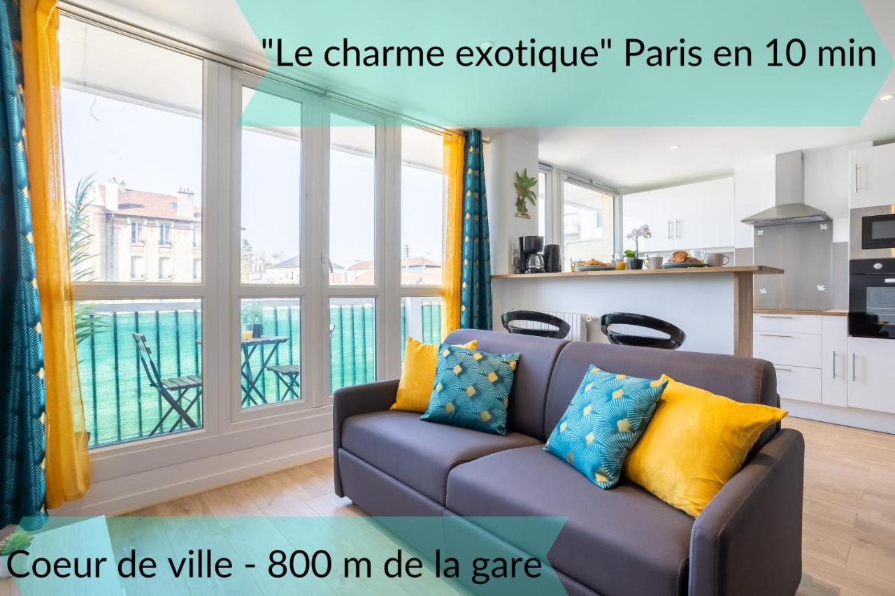 Le Charme Exotique Paris En 10 Minutes Apartamento Argenteuil Exterior foto